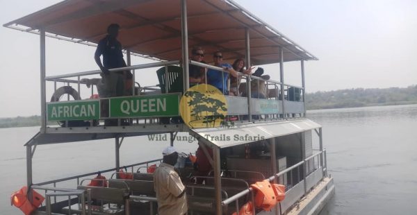 Boat cruise Launch trip on the Kazinga channel in Queen Elizabeth National Park