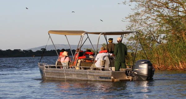 Boat cruise on Lake Ihema